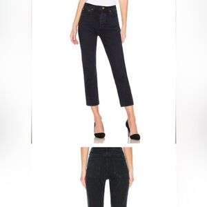 Agolde Riley High rise Jeans in Satellite